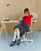 [kuudoo] Denim Flower Sandals (size 35~45 available))