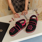 [kuudoo]  BLACKPINK Flower Sandals (size 35~45 available)