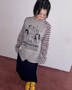[hyein同款🎀] WONDERVISITOR GIRLS-PEN RAGLAN LS-T / MELANGE GREY