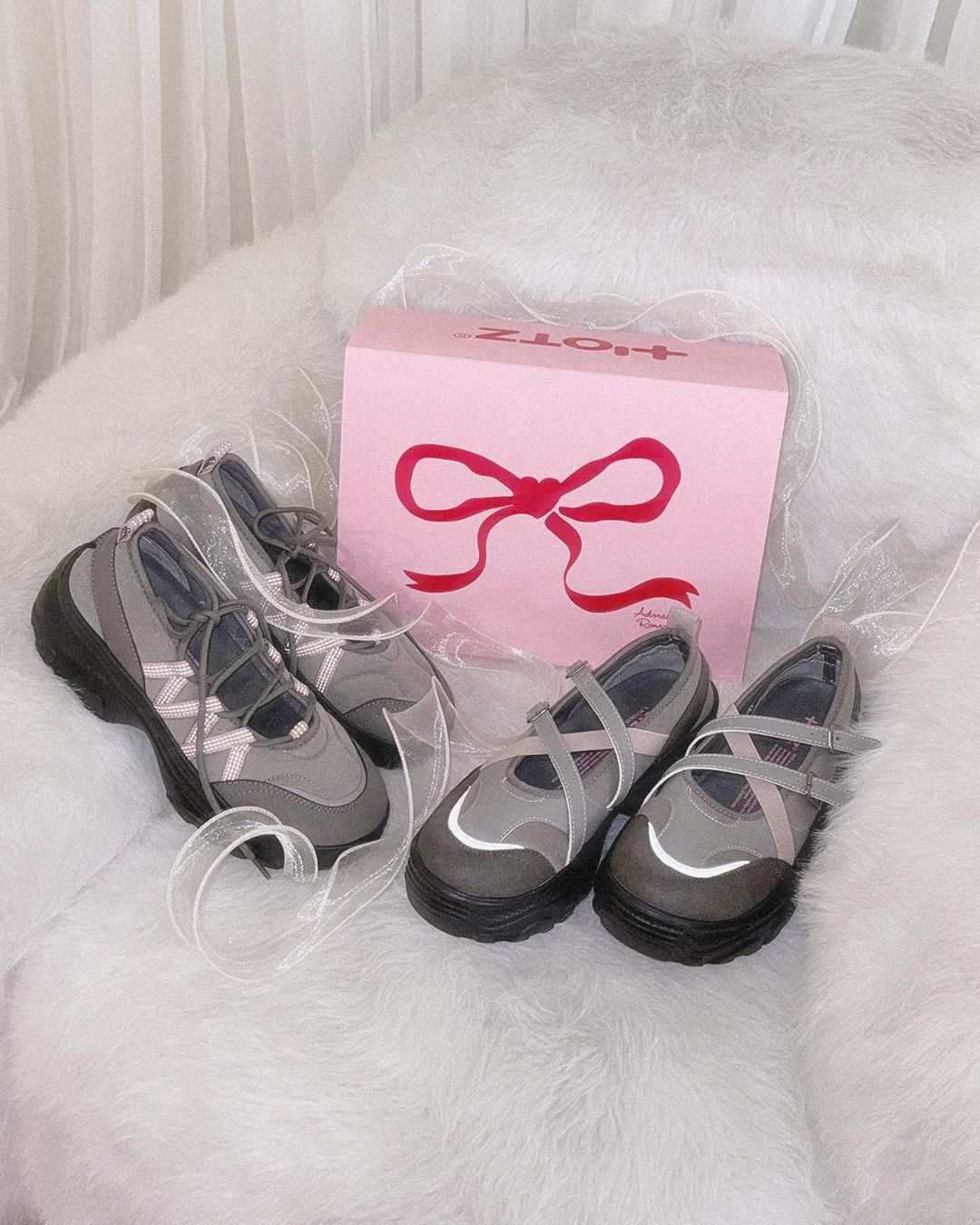 [RONRON x OTZ] LOMITA PLATFORM BALLERINA PINK