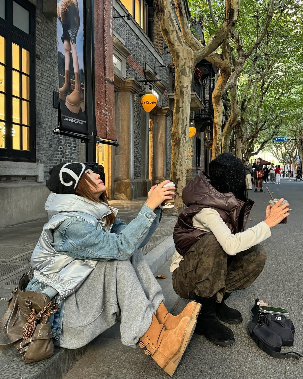 DEINET D LOGO KNIT BEANIE / 3COLORS