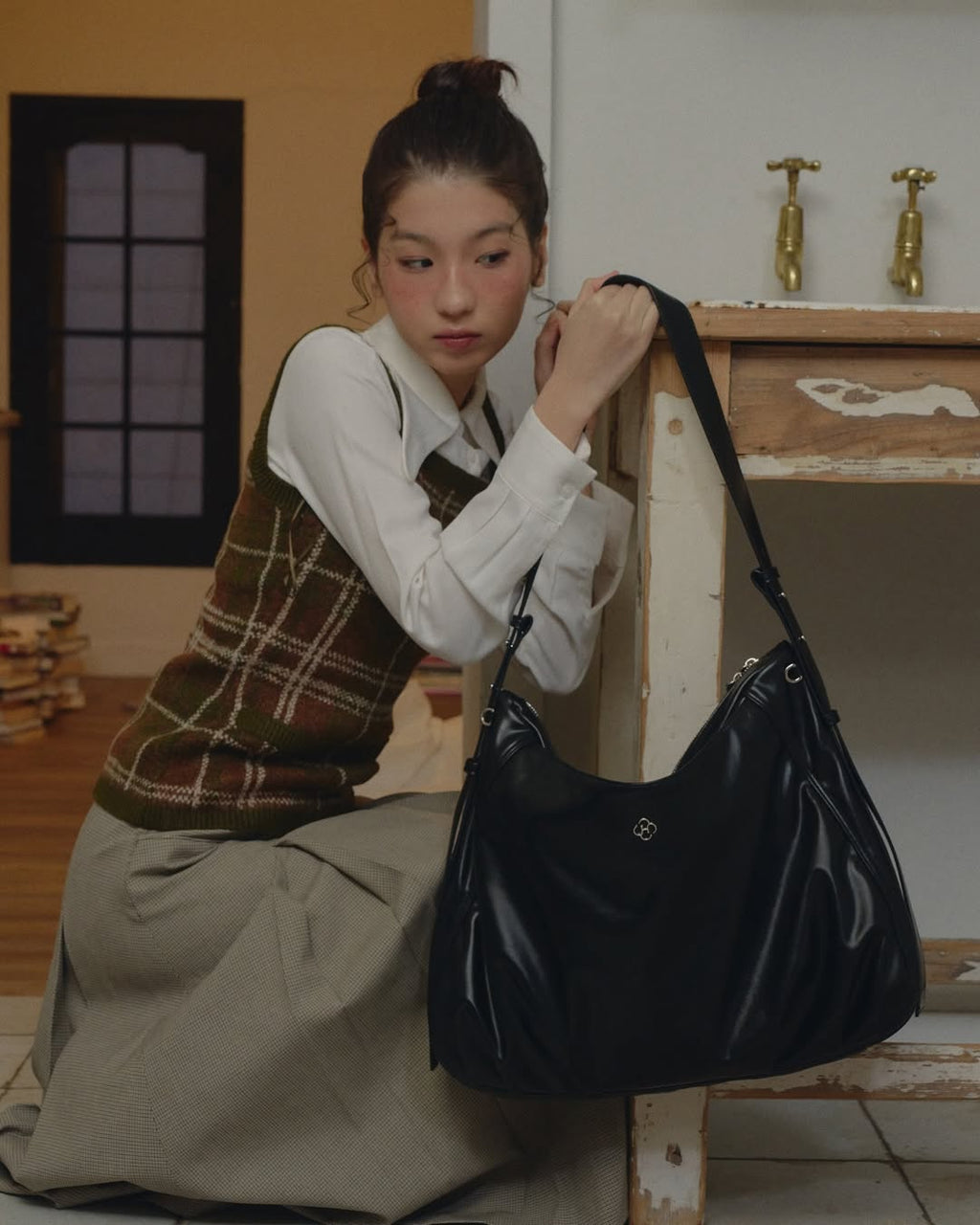 Heeari Goody 9-pocket Big Bag / Black