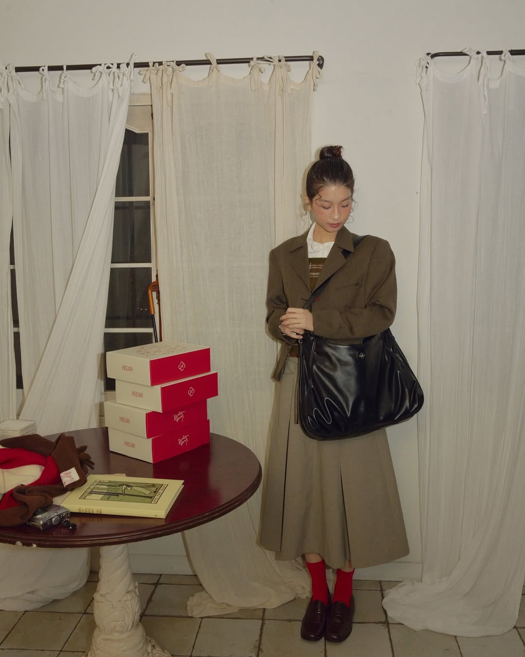 Heeari Goody 9-pocket Big Bag / Black