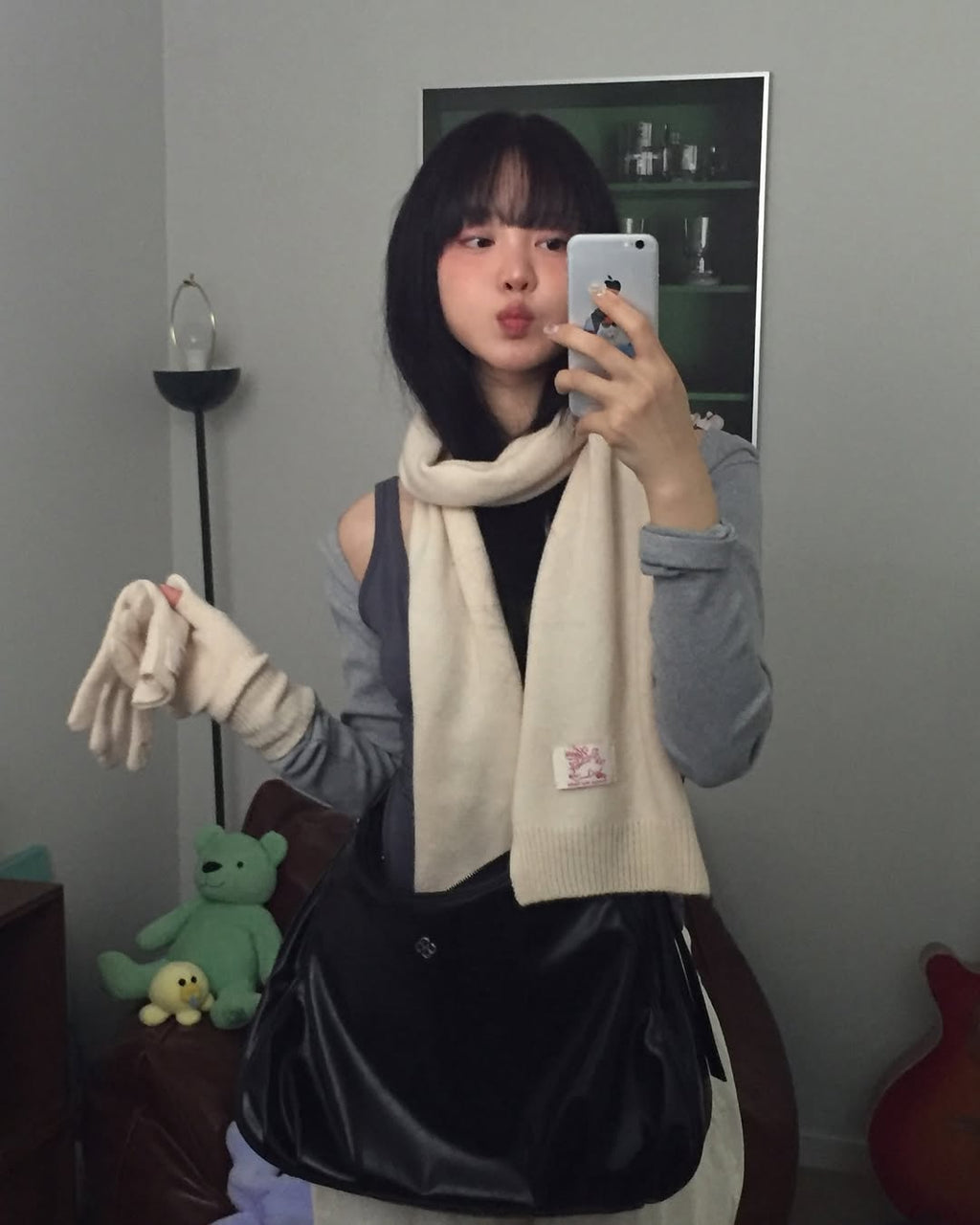 Heeari Goody 9-pocket Big Bag / Black