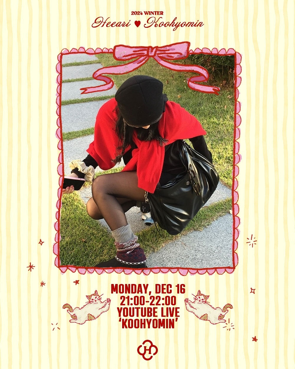 Heeari Goody 9-pocket Big Bag / Black