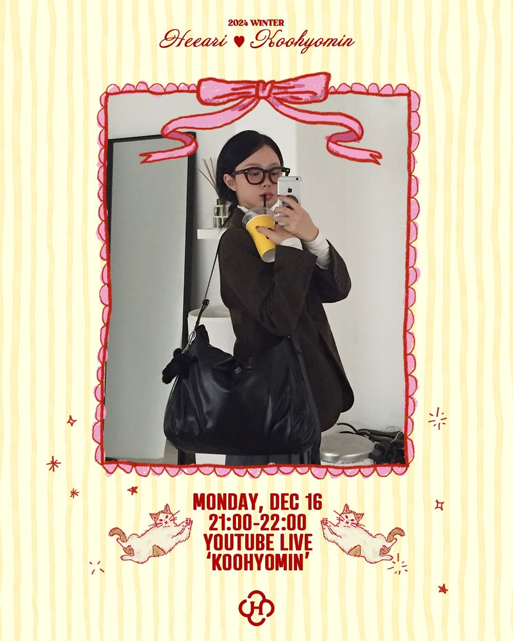 Heeari Goody 9-pocket Big Bag / Black