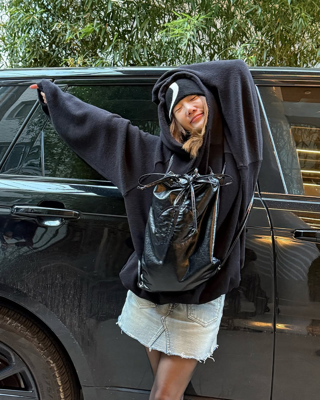 DEINET D LOGO KNIT BEANIE / 3COLORS