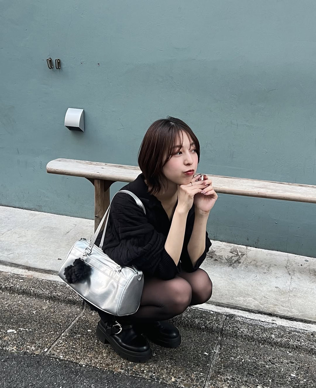 fennec Ready Duffle Shoulder Bag / Silver