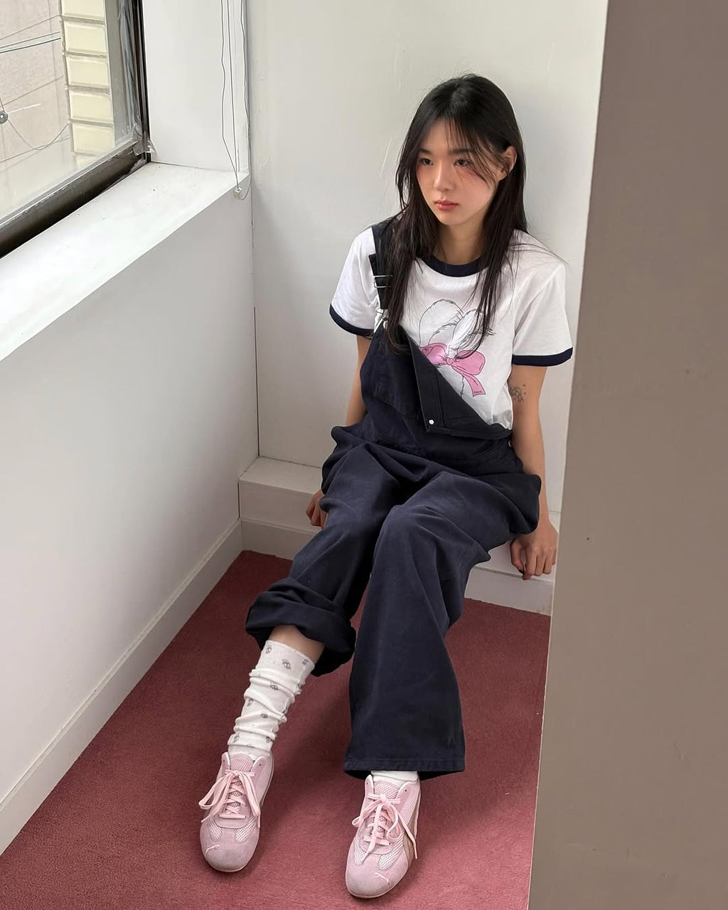 [kr] mimyo short sleeve tee / white