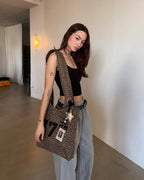 HIETA 777ANGELS BAG / BEIGE LEOPARD