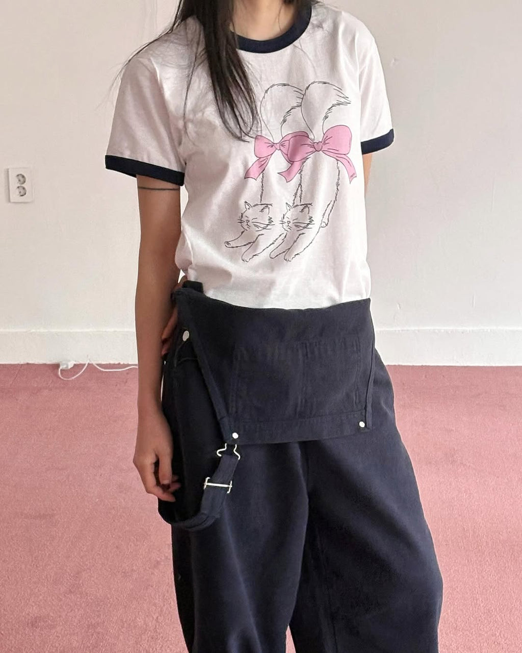 [kr] mimyo short sleeve tee / white