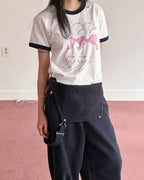 [kr] mimyo short sleeve tee / white