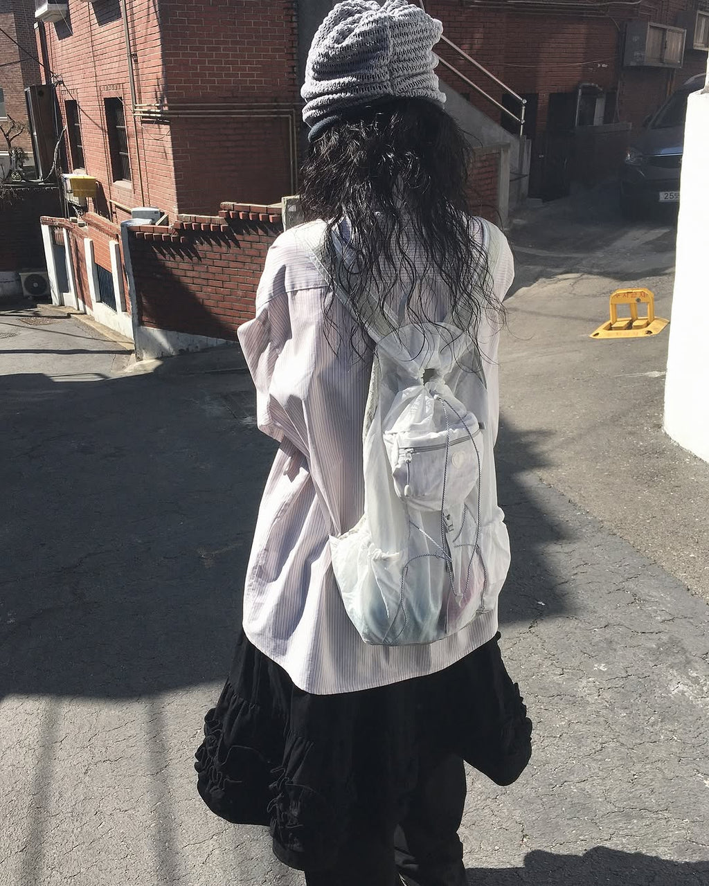 fennec Airy Pocket Backpack / White