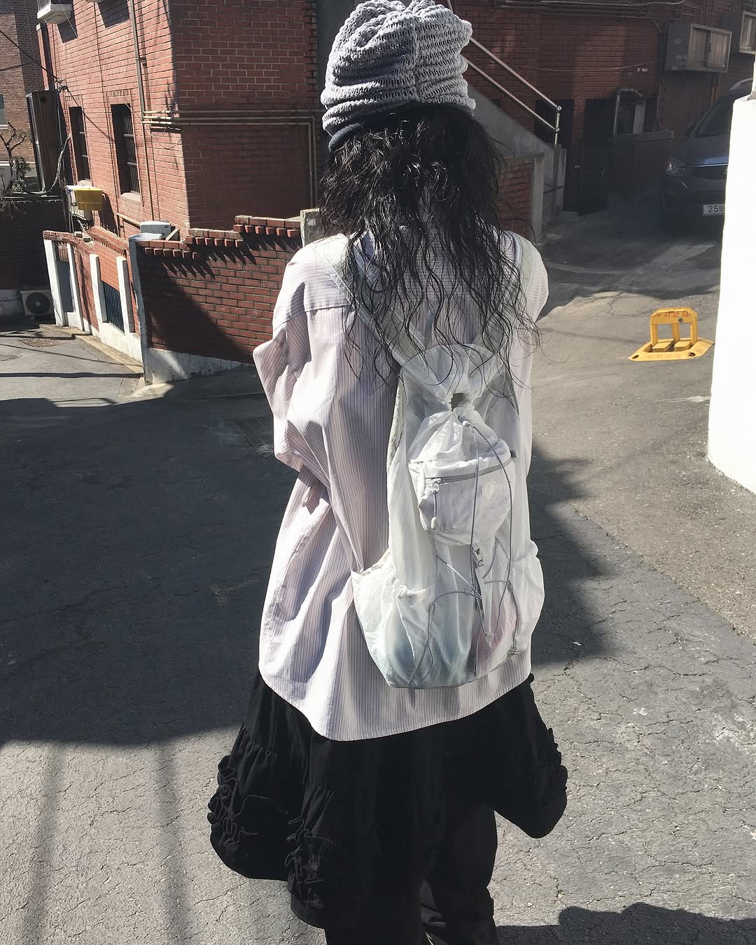 fennec Airy Pocket Backpack / White