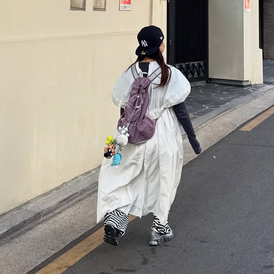 fennec Airy Pocket Backpack / Purple