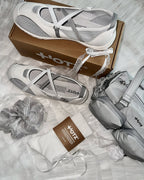 OTZ ROMARY BANDING FLAT SNEAKERS / WHITE