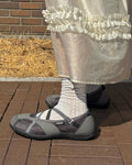 OTZ ROMARY BANDING FLAT SNEAKERS / GREY