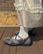 OTZ ROMARY BANDING FLAT SNEAKERS / GREY