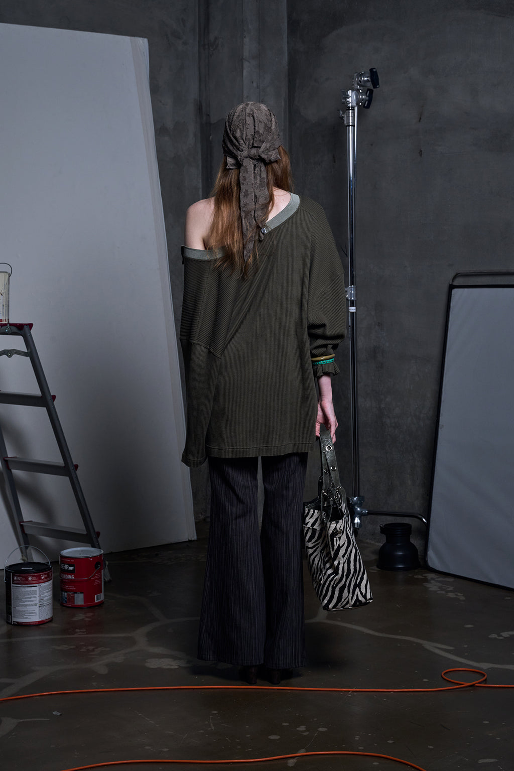 DEPC SCARF TURBAN - KHAKIBROWN