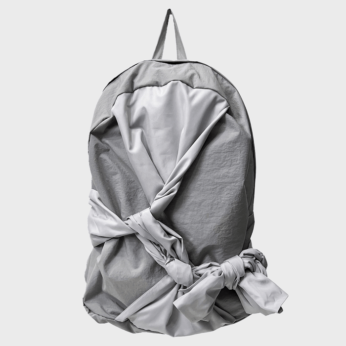 IUGA KNOTTED BACKPACK / NYLON SILVER