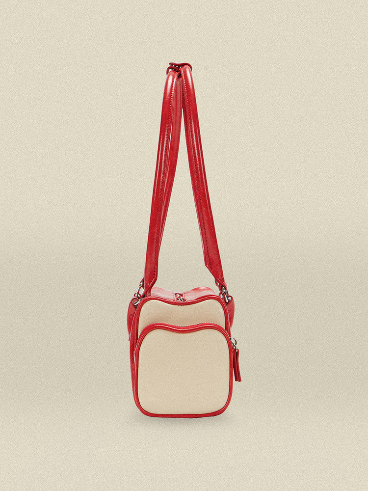 Pinné Shoulder Bag / apple
