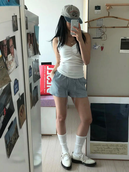 [B-BASIC] Summer Stripe Short Pants / 3colors