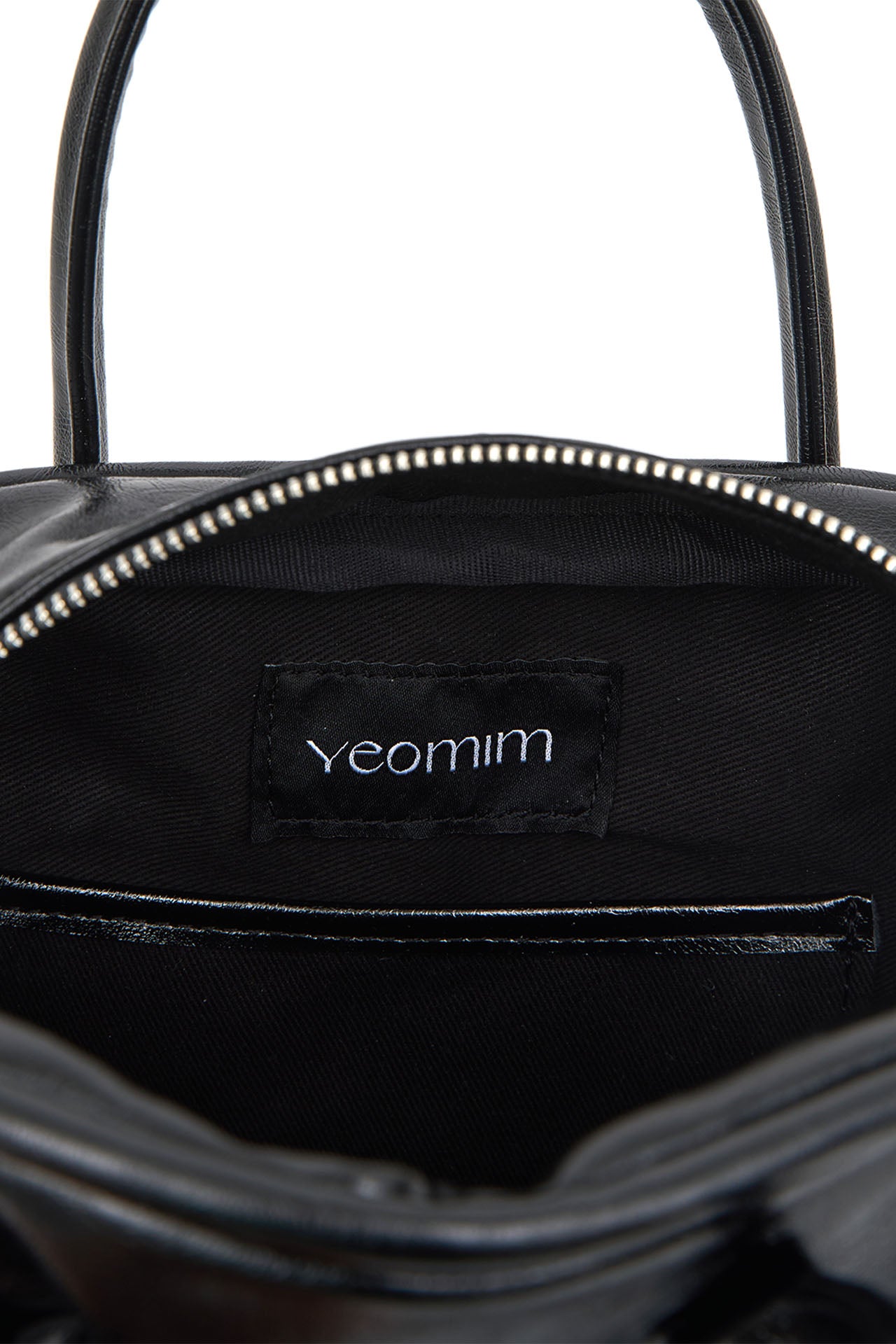 Yeomim mini box bag / crinkle black