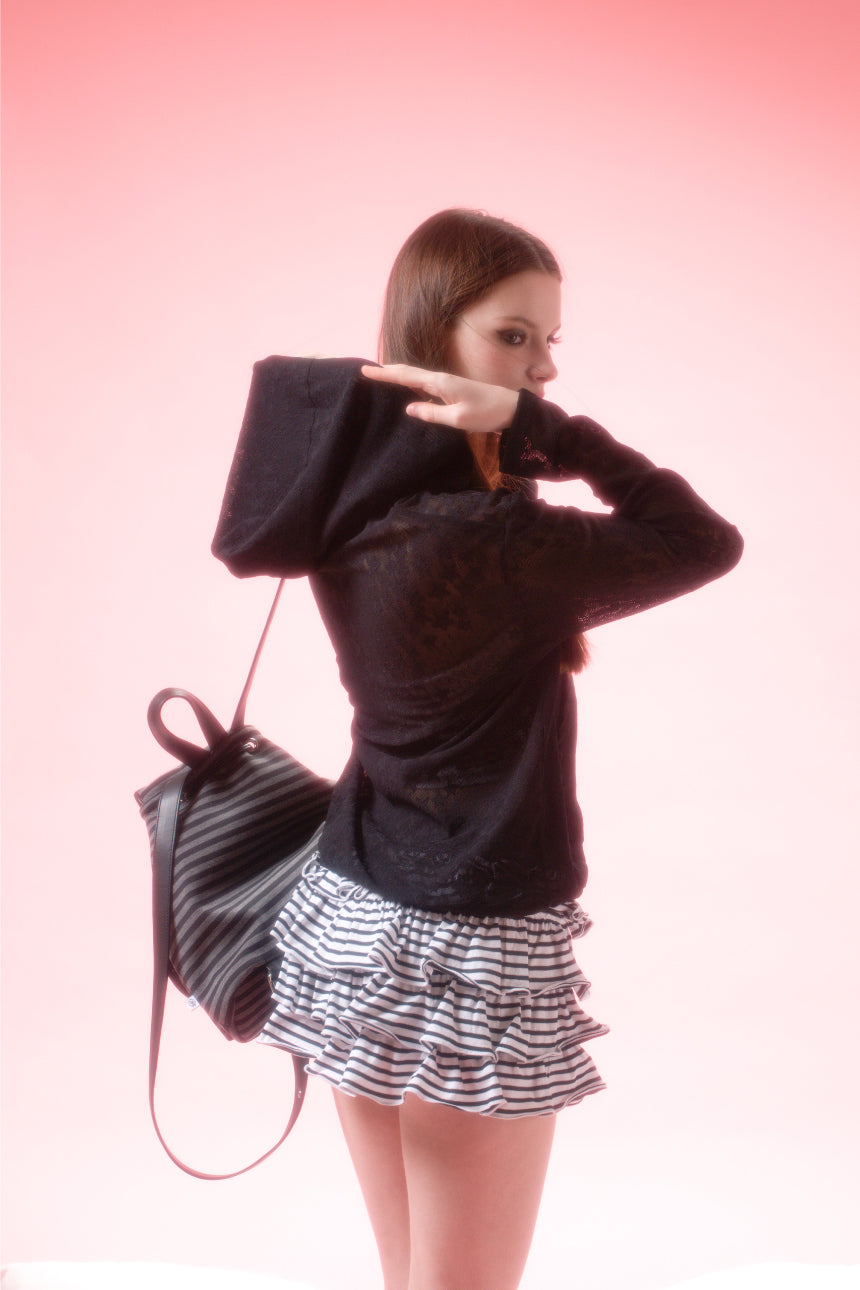 DRYROSE STRIPE POCKET BACKPACK