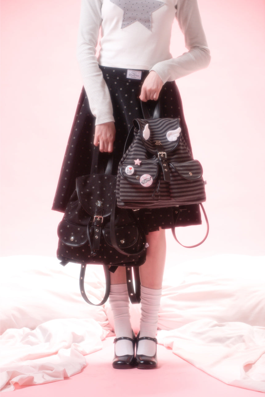 DRYROSE STRIPE POCKET BACKPACK