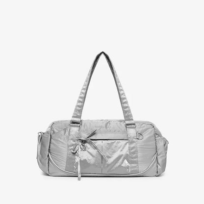 NB New Balance Glossy Ribbon Duffle Bag - V2 Silver