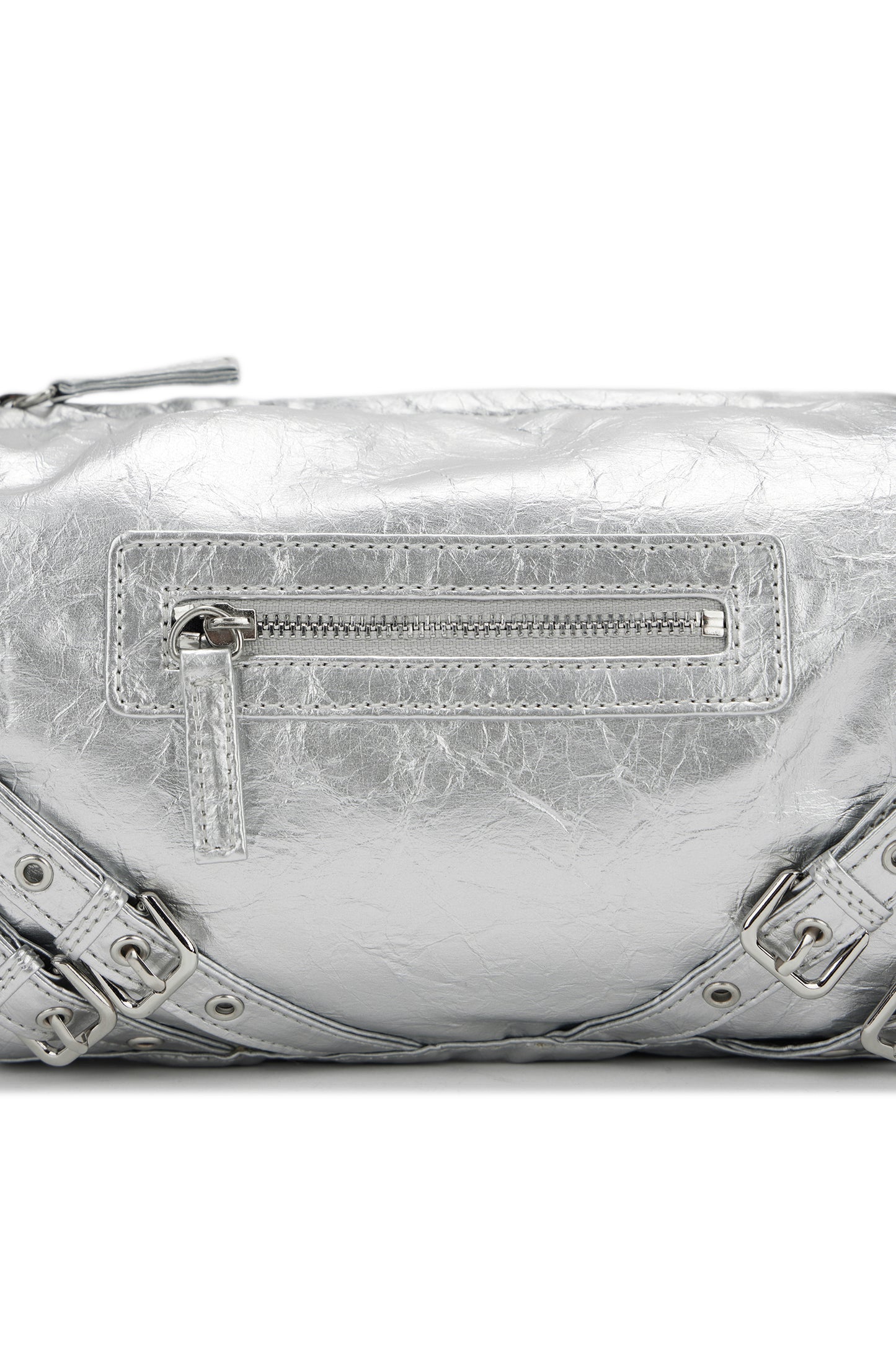 DEINET STUD POCKET BAG IN SILVER