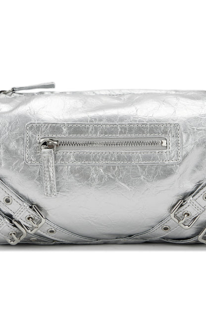 DEINET STUD POCKET BAG IN SILVER