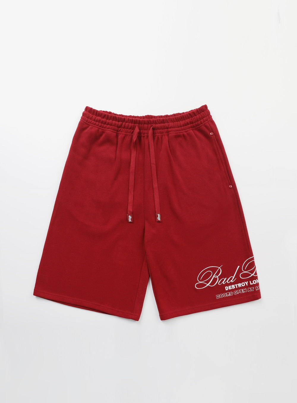 BADBLOOD Classic Logo Bermuda Pants / Red