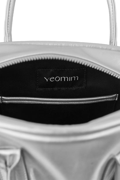 Yeomim mini box bag / silver