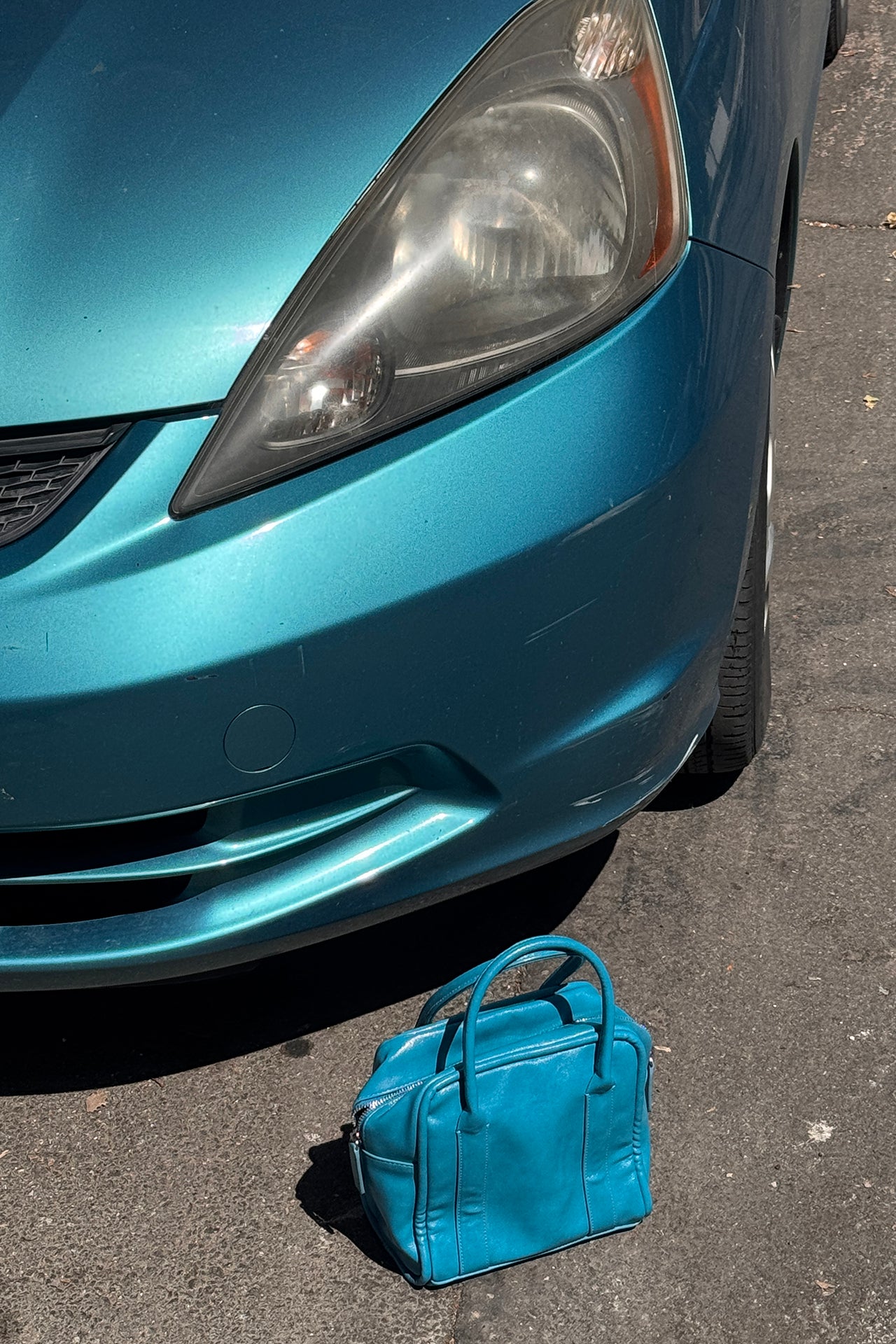 Yeomim mini box bag / aqua