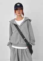 BLACKUP Moite Waffle Snap Hoodie - 2colors