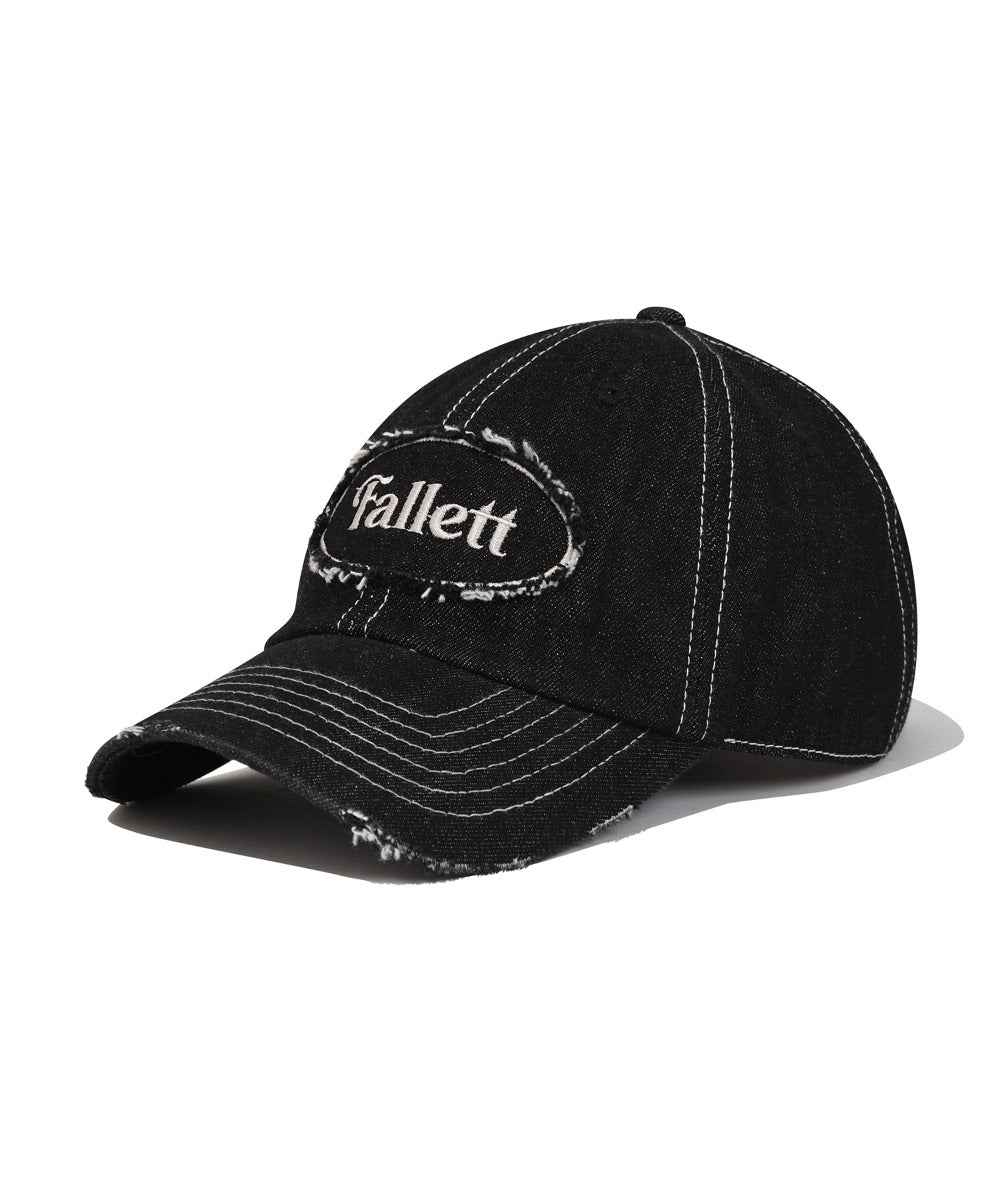 Fallett Vintage Denim Ballcap - Black