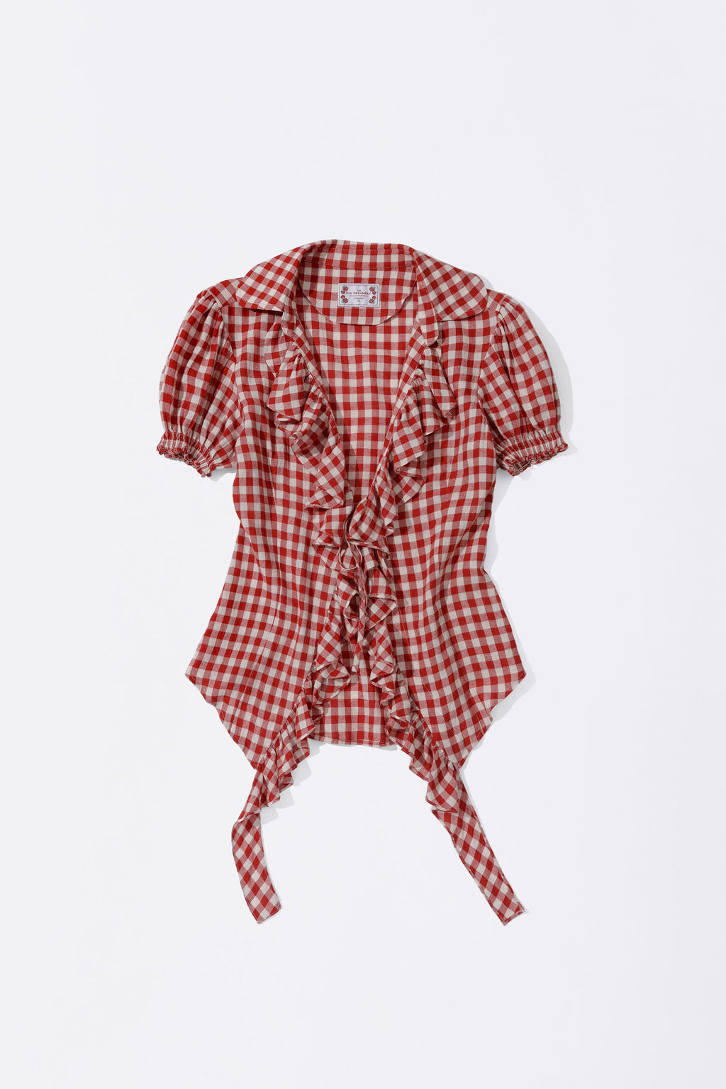 Cottage Open Blouse Red