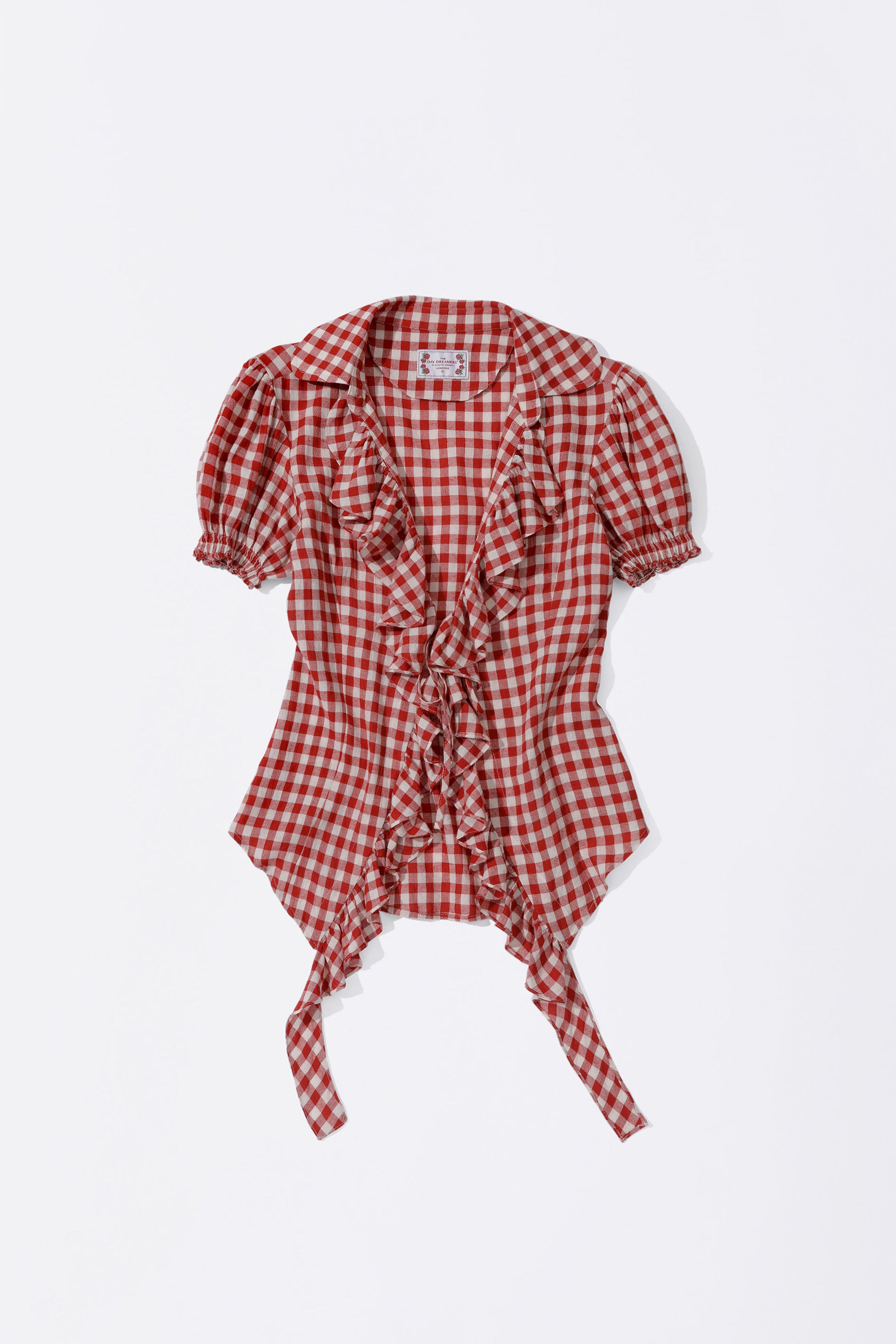 Cottage Open Blouse Red