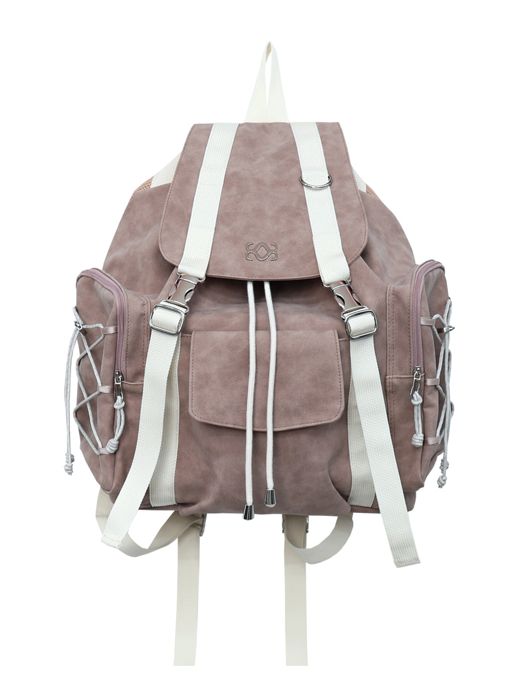 siweol Bow String Backpack - indie pink