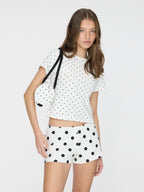 GLOWNY WILD BUTTON SHORTS / 4PATTERNS