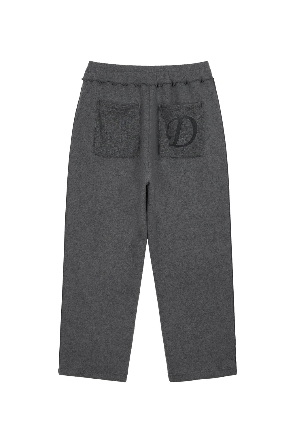 SMOOTH D LOGO KNIT PANTS & SWEATSHIRTS / 3COLORS
