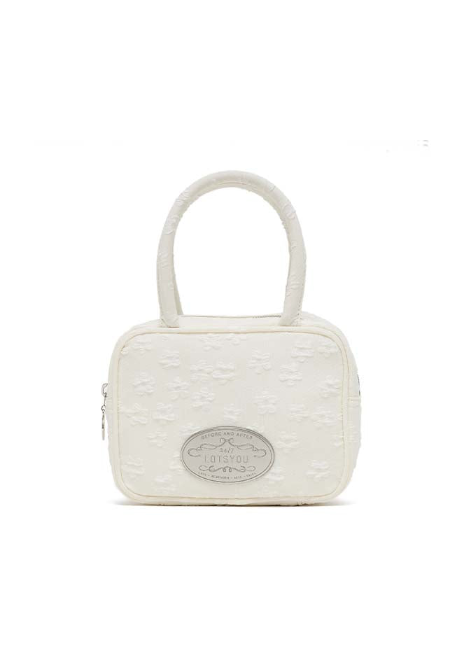 lotsyou Lumpy Bumpy Totebag / ivory