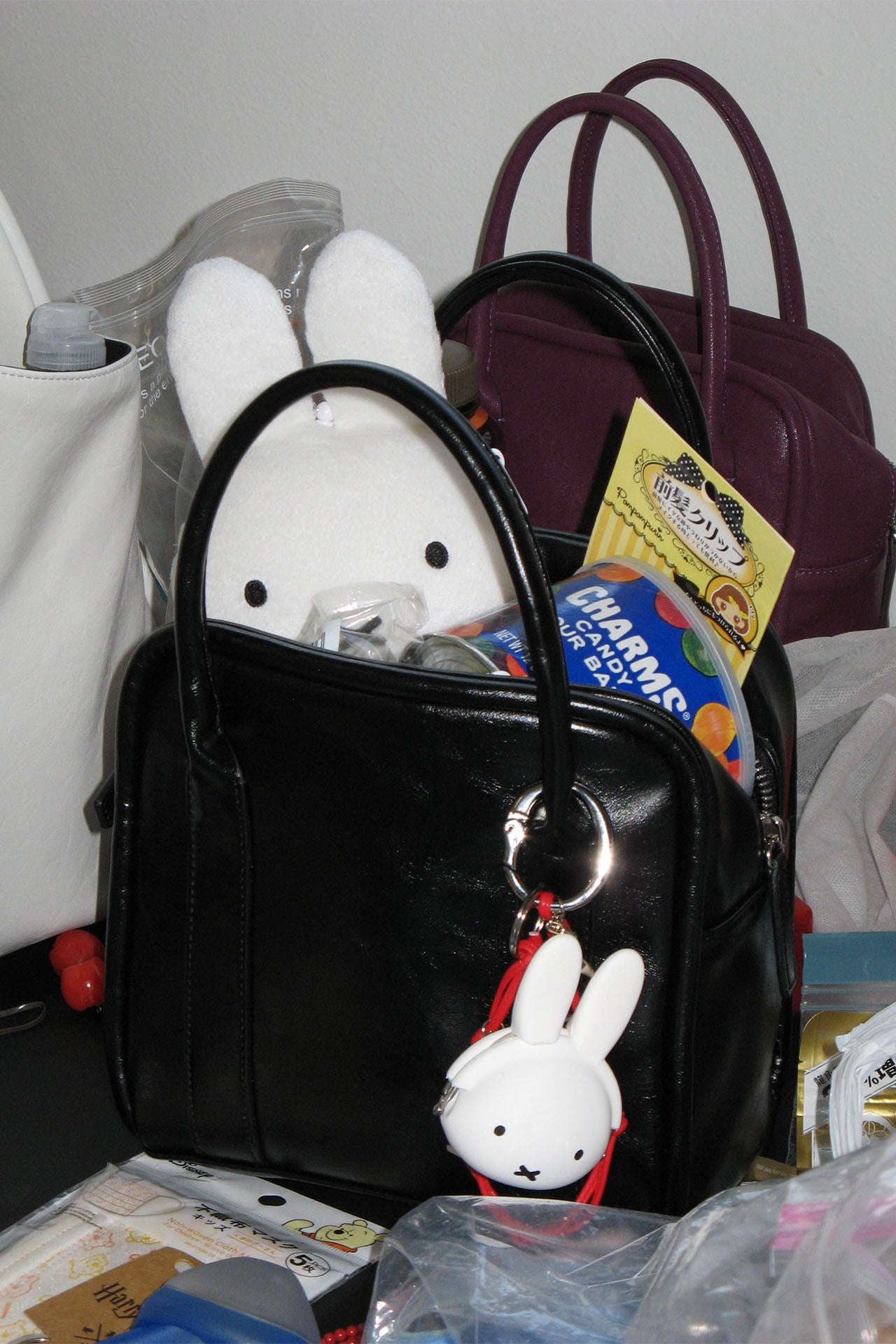 Yeomim mini box bag / crinkle black