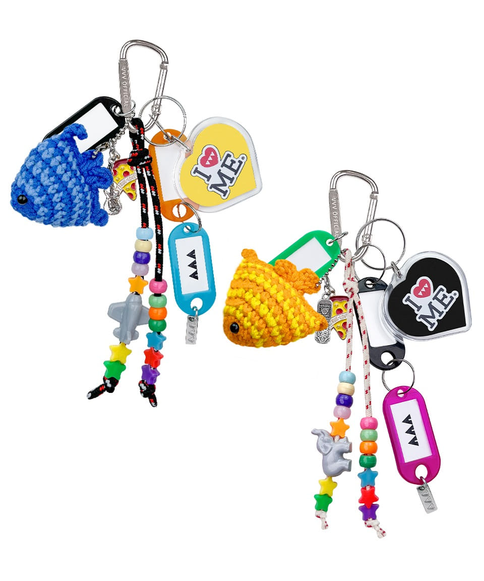 vvv Love Me Knit Momo Keyring / 2colors