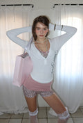 WAVE Wave Girl Button T-Shirt - 4colors