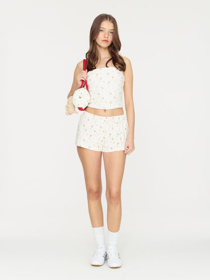 GLOWNY WILD BUTTON SHORTS / 4PATTERNS