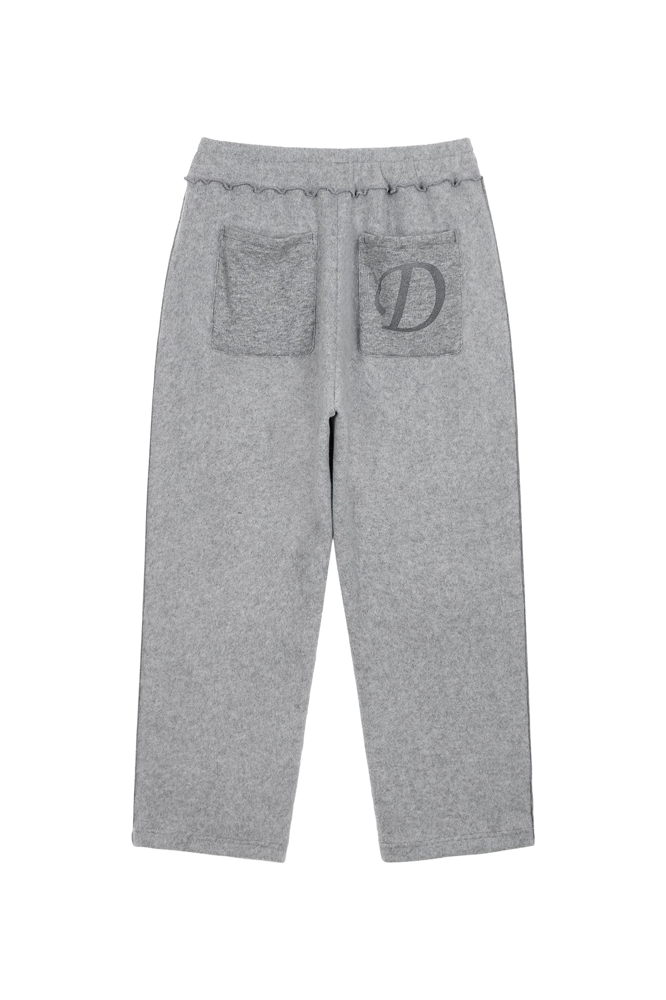SMOOTH D LOGO KNIT PANTS & SWEATSHIRTS / 3COLORS