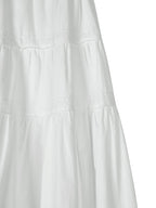 CHECK LONG CANCAN SKIRT (BK)