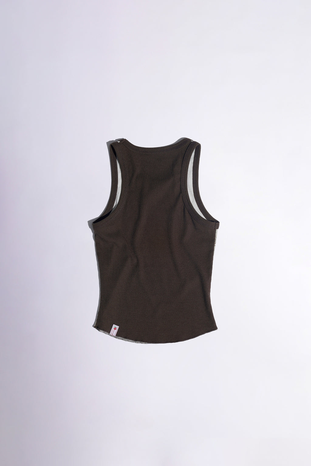 [SCULPTOR] Maria Tear Drop Tank Top - Latte/Mocha